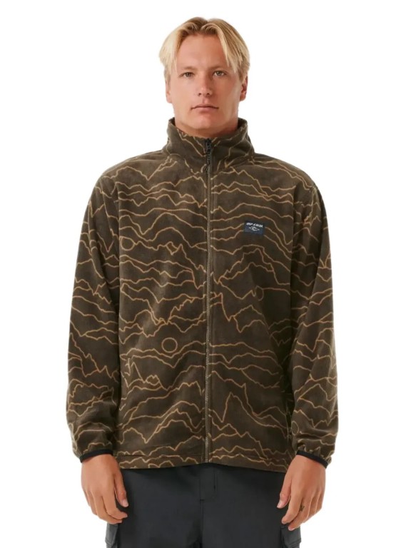 Casaco com Zip Rip Curl Fun Times Polar Fleece