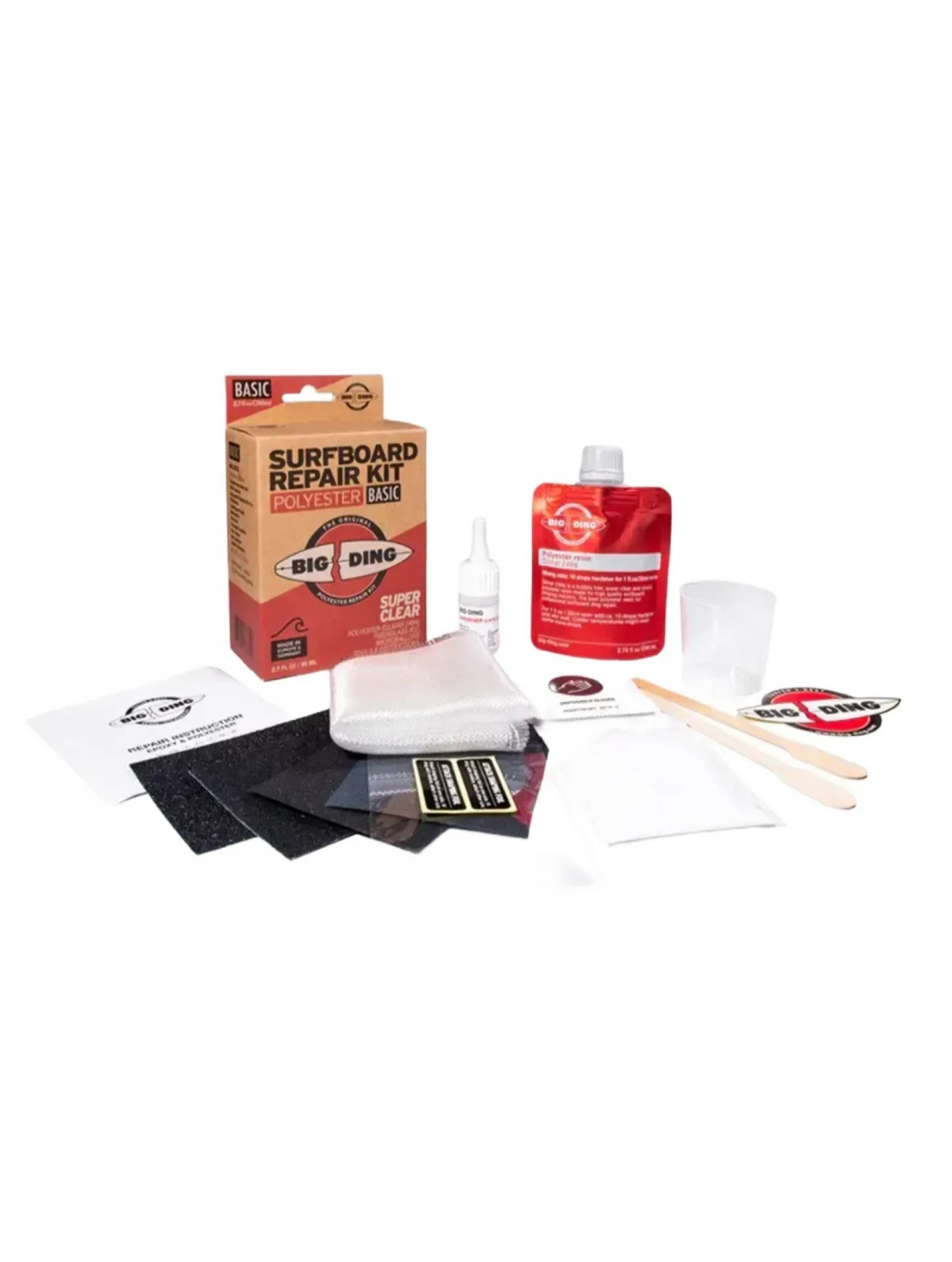 Big Ding Polyester Basic Surfboard Repair Kit