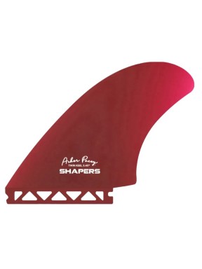 Shapers Asher Pacey 5.4" Twin Keel Fins - Single tab