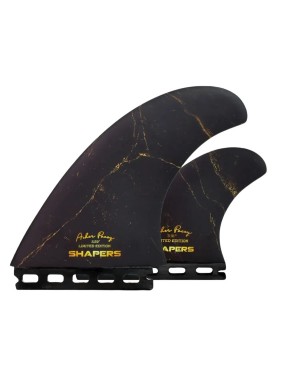 Shapers Asher Pacey 5.59" Stealth Twin Fins - Single tab