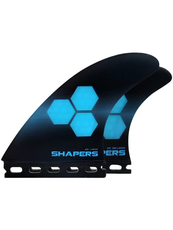 Shapers AM Core-Lite Large Tri-Quad Fins - Single tab