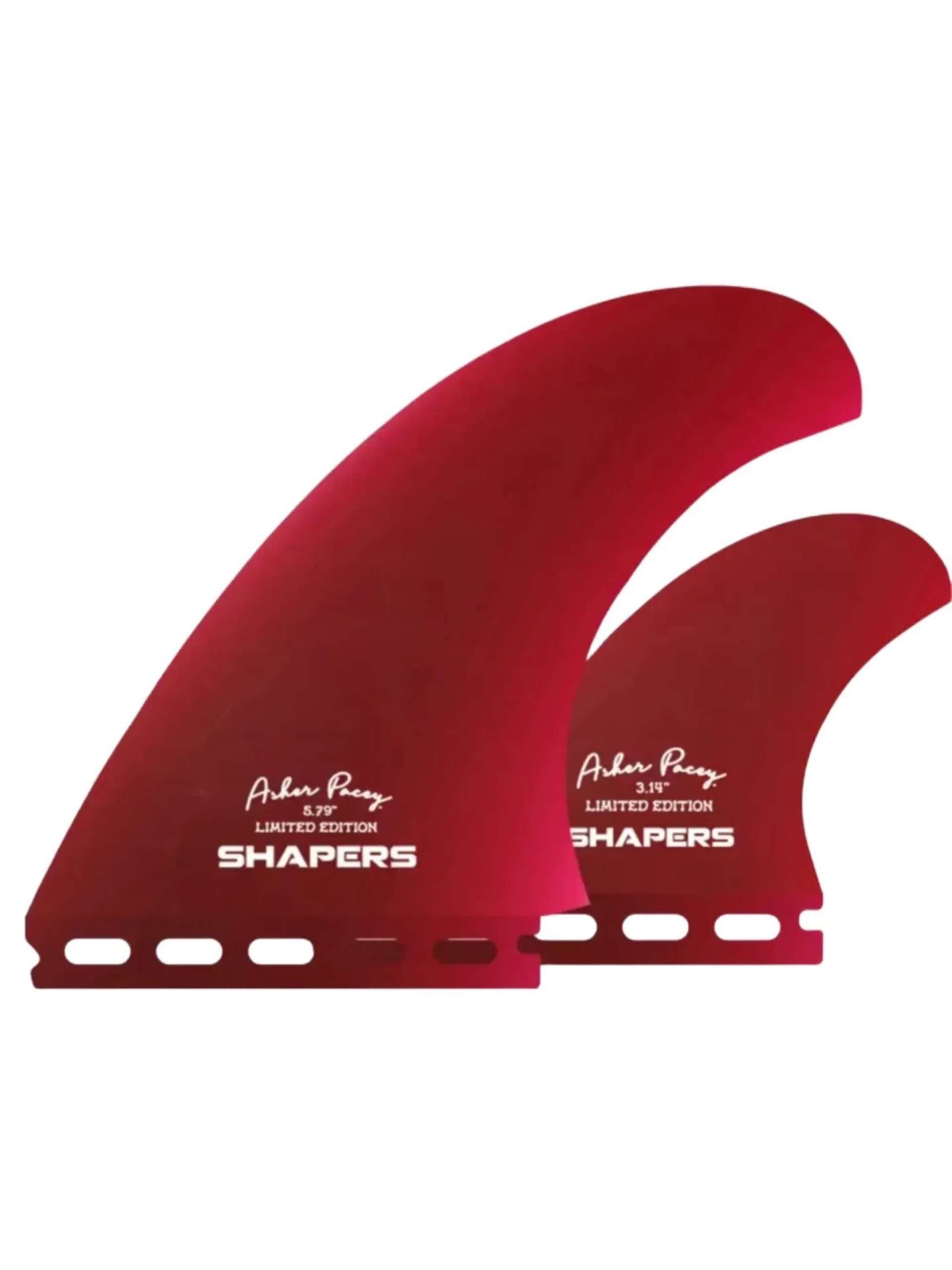 Quilhas Shapers Asher Pacey 5.79" Twin - Single tab