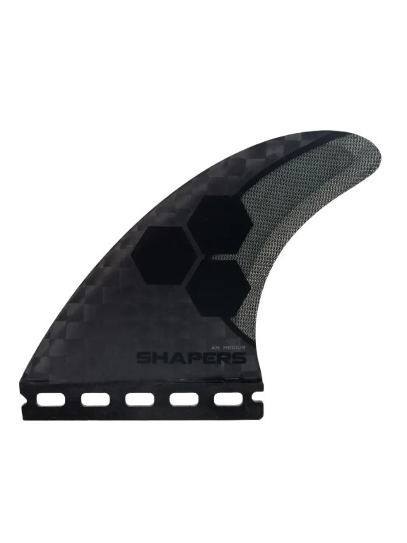 Shapers AM Stealth Large Tri-Quad Fins - Single tab