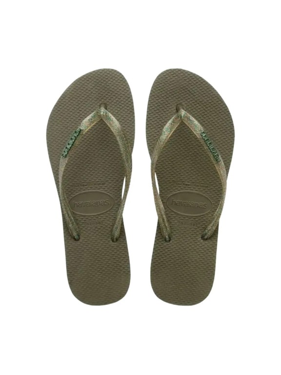 Chinelos Havaianas Slim Logo Metallic