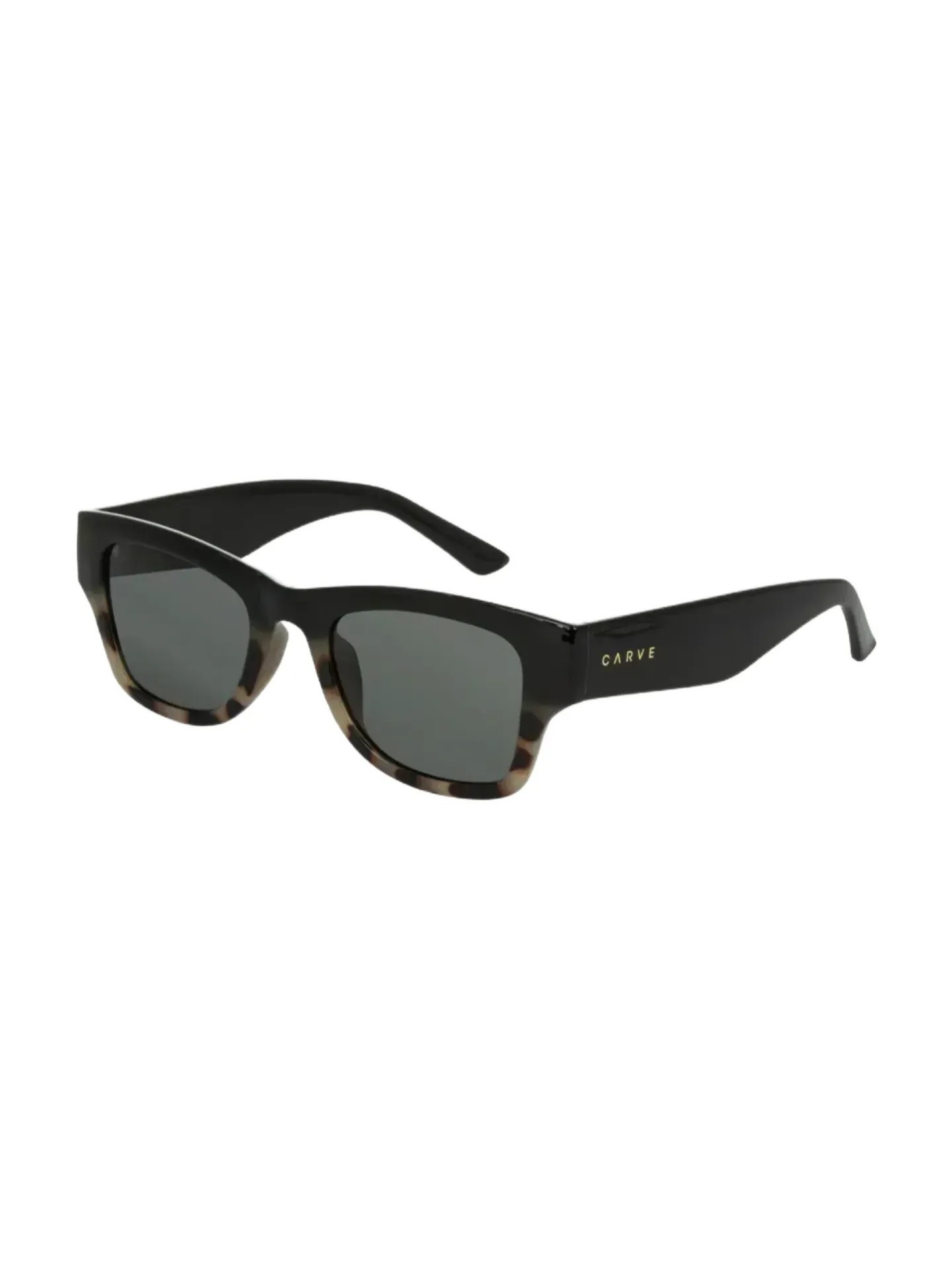 Óculos de Sol Carve Empire Gloss Black Creamy Tortoise w/ Grey
