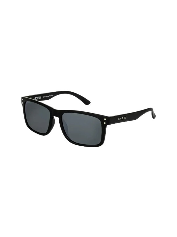 Óculos de Sol Carve Goblin Matte Black w/ Silver Injected Iridium Polarized Óculos de Sol Carve Goblin Matte Black w/ Silver Injected Iridium Polarized