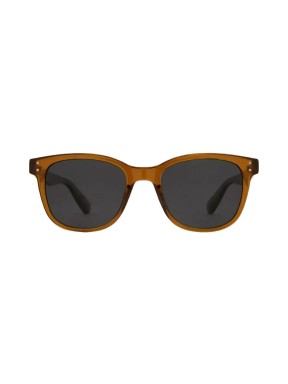 Carve Homeland Recycled Gloss Translucent Toffee w/ Grey Polarized Sunglasses