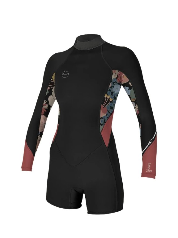 O'Neill Ladies Bahia 2/1 Back Zip L/S Spring Wetsuit