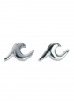 Brincos Pura Vida Opal Enamel Wave Stud