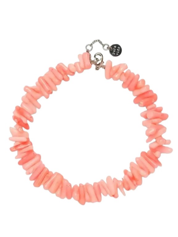 Pura Vida Pink Coral Chain Anklet Bracelet