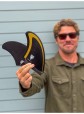 Firewire Tomo Max Large Twin Keel Fins - Single tab