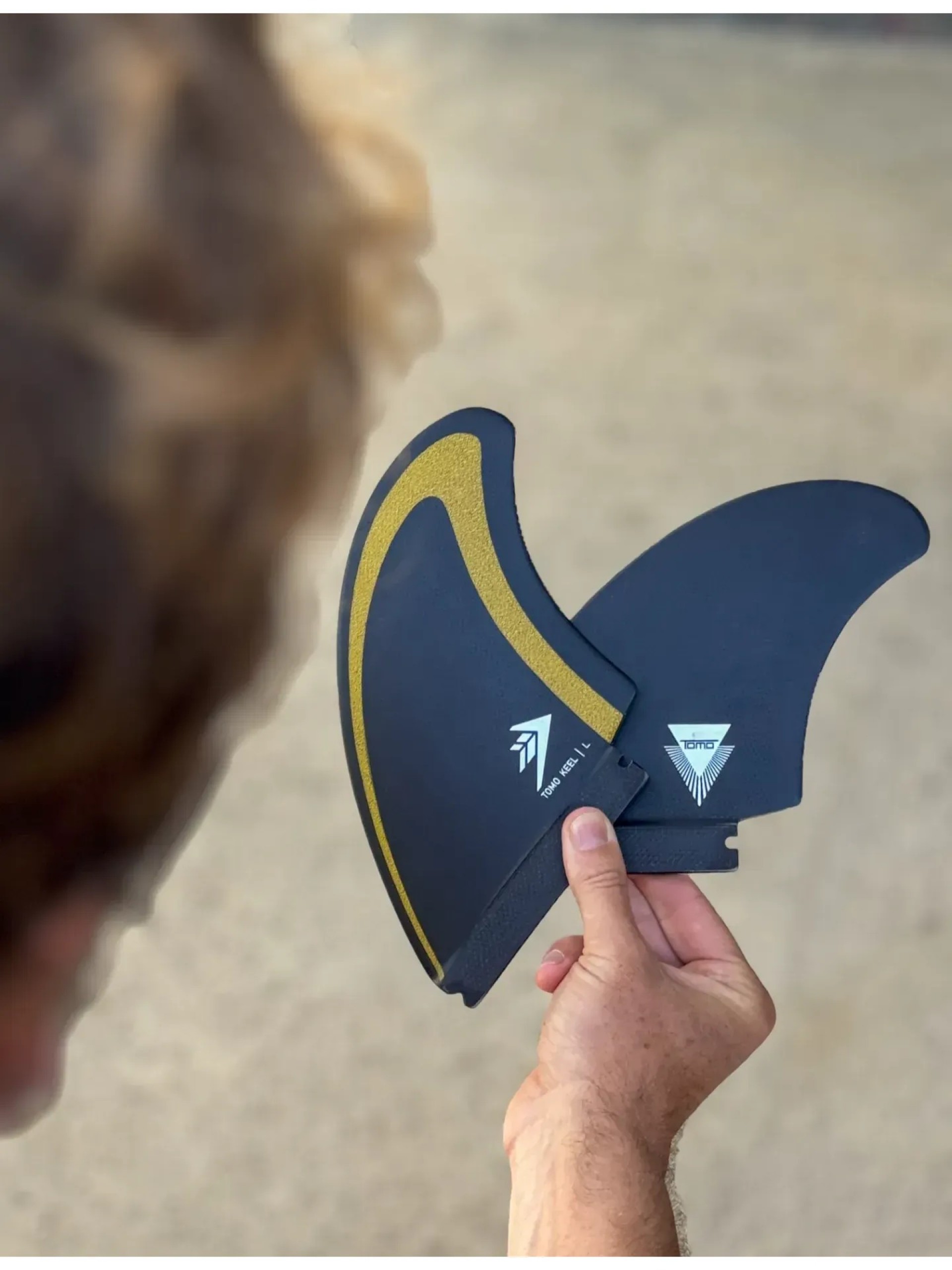 Firewire Tomo Max Medium Twin Keel Fins - Single tab