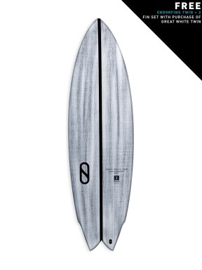 Prancha de Surf Slater Designs Great White 5'6" Futures