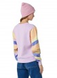 Sweatshirt Rip Curl Wavy Print Sleeves