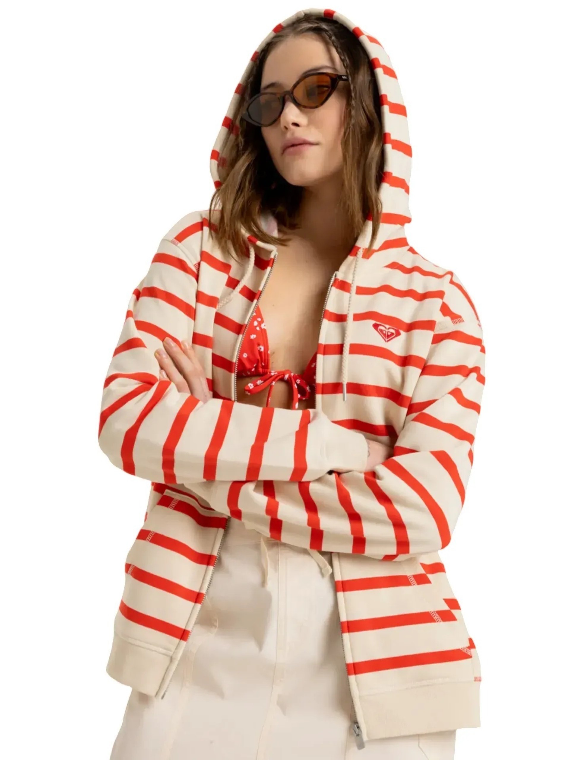 Zip Sweat Roxy Perfect Stripe