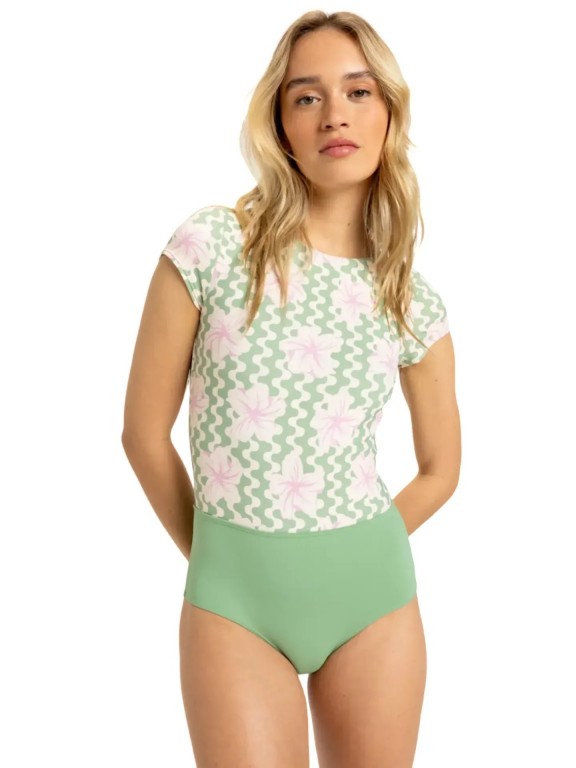 Fato de Banho Roxy Fashion Short Sleeve Onesie