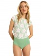 Fato de Banho Roxy Fashion Short Sleeve Onesie
