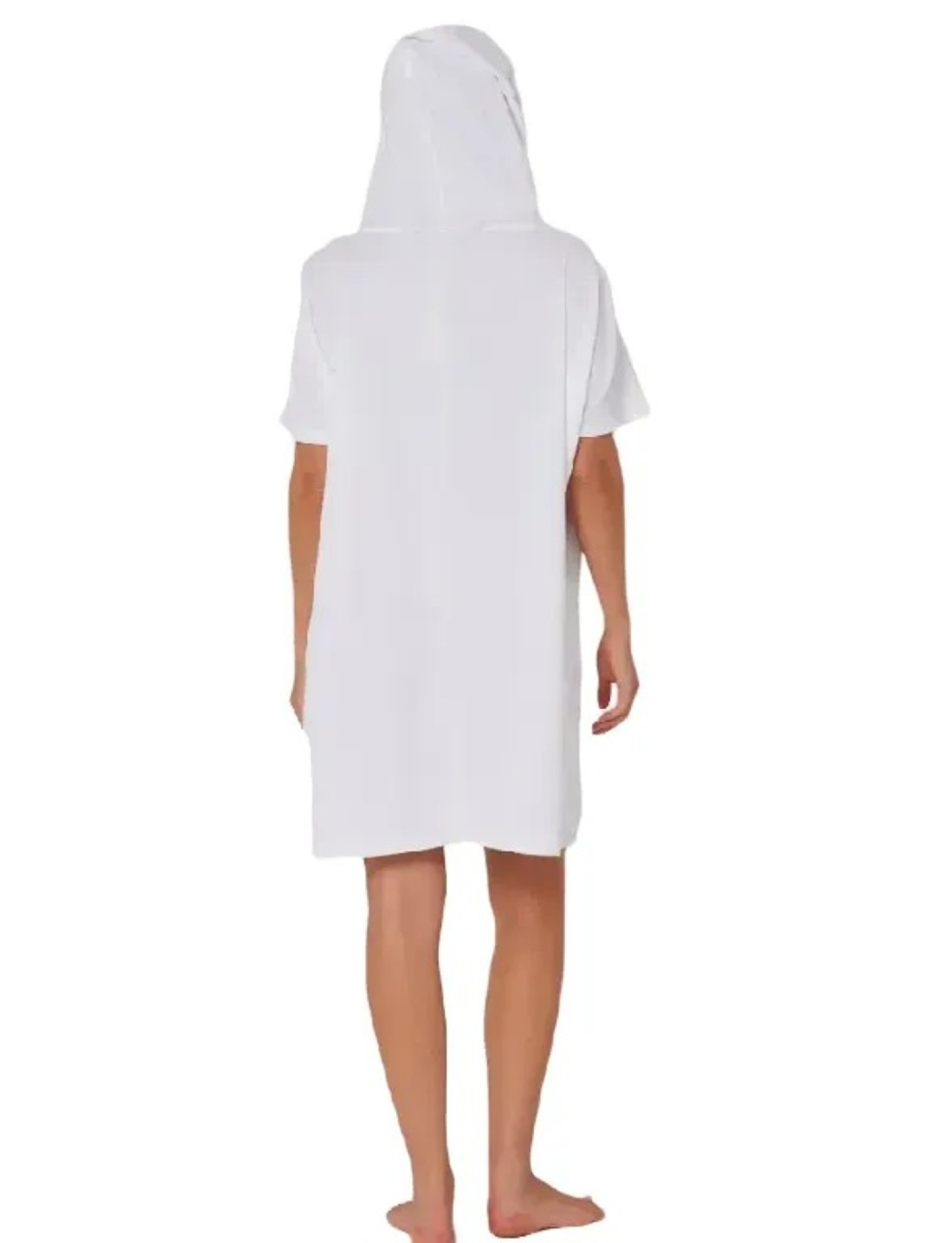 O&E Ladies V Neck Hooded Poncho