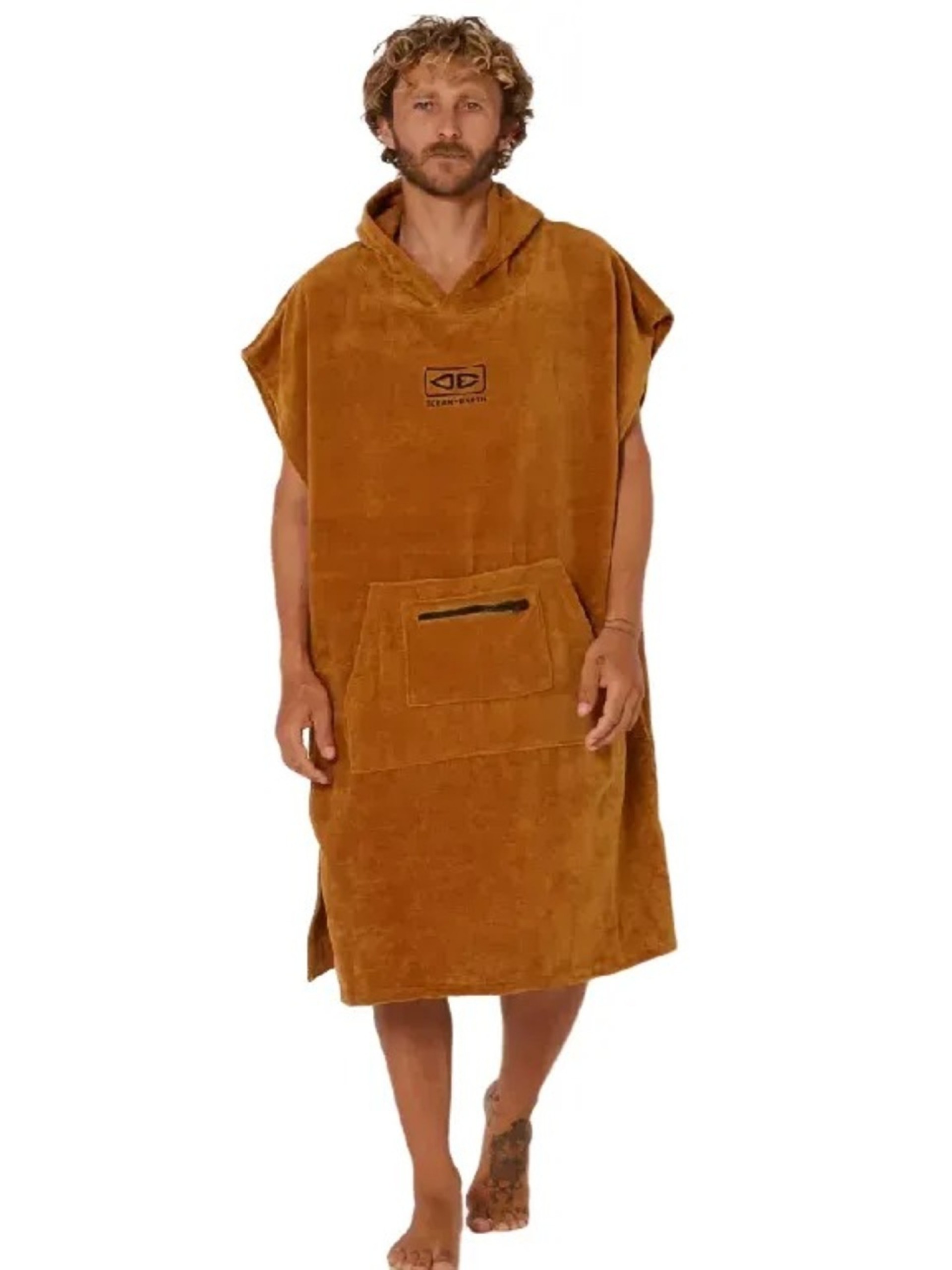 Ocean & Earth Mens Corp Hooded Poncho