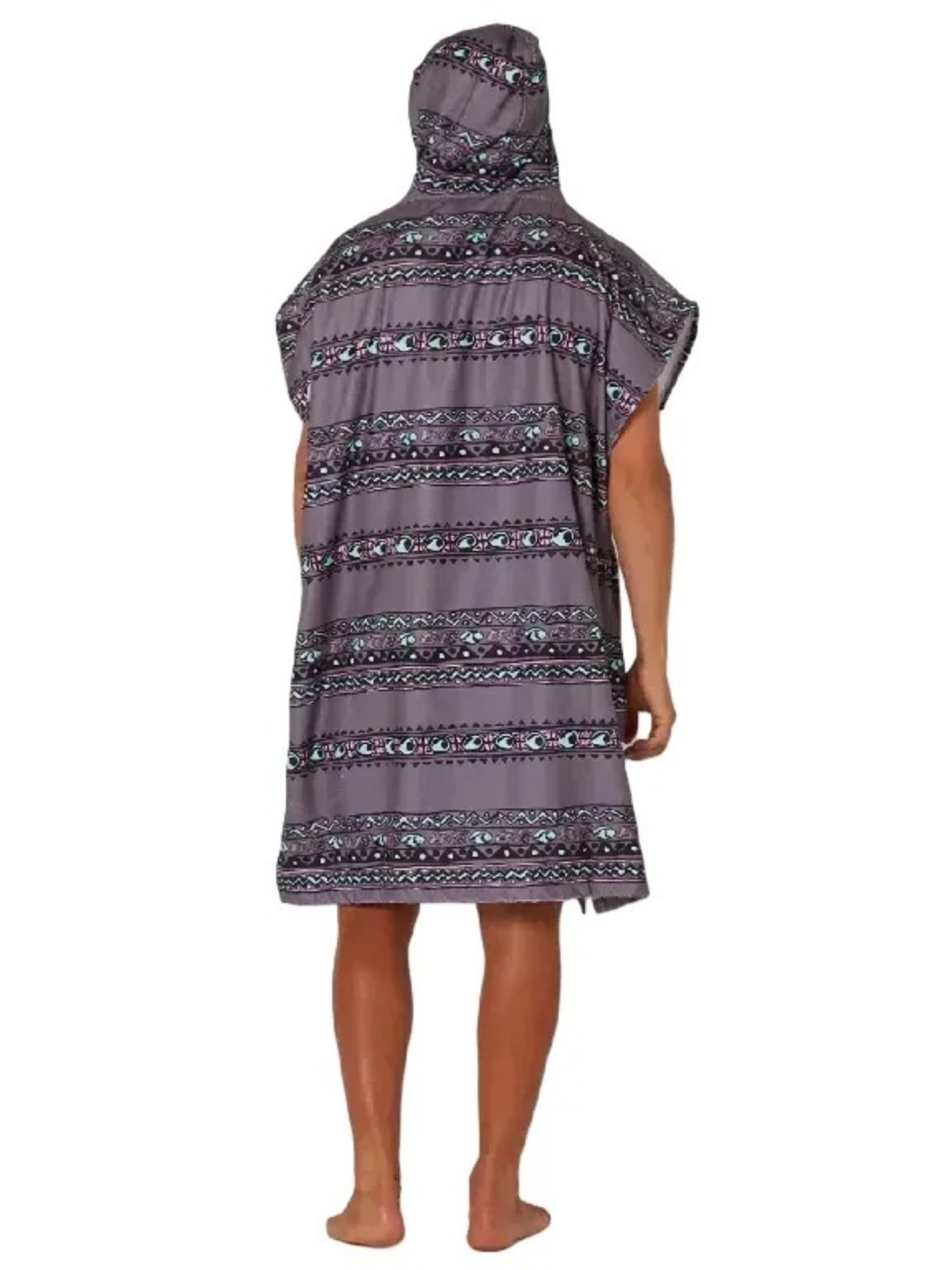O&E Mens Digital Hooded Poncho