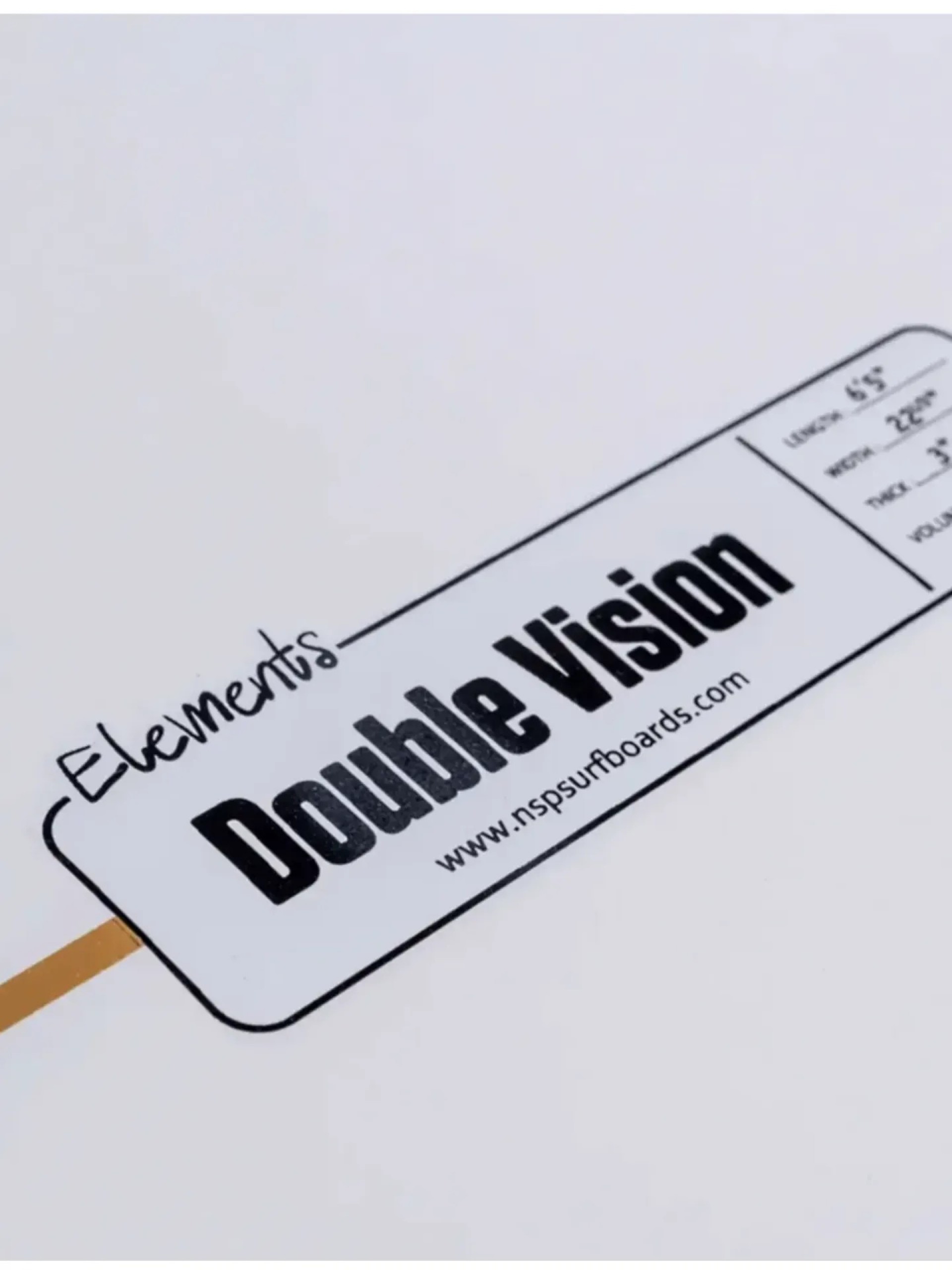 NSP Elements Double Vision 6'5" Surfboard