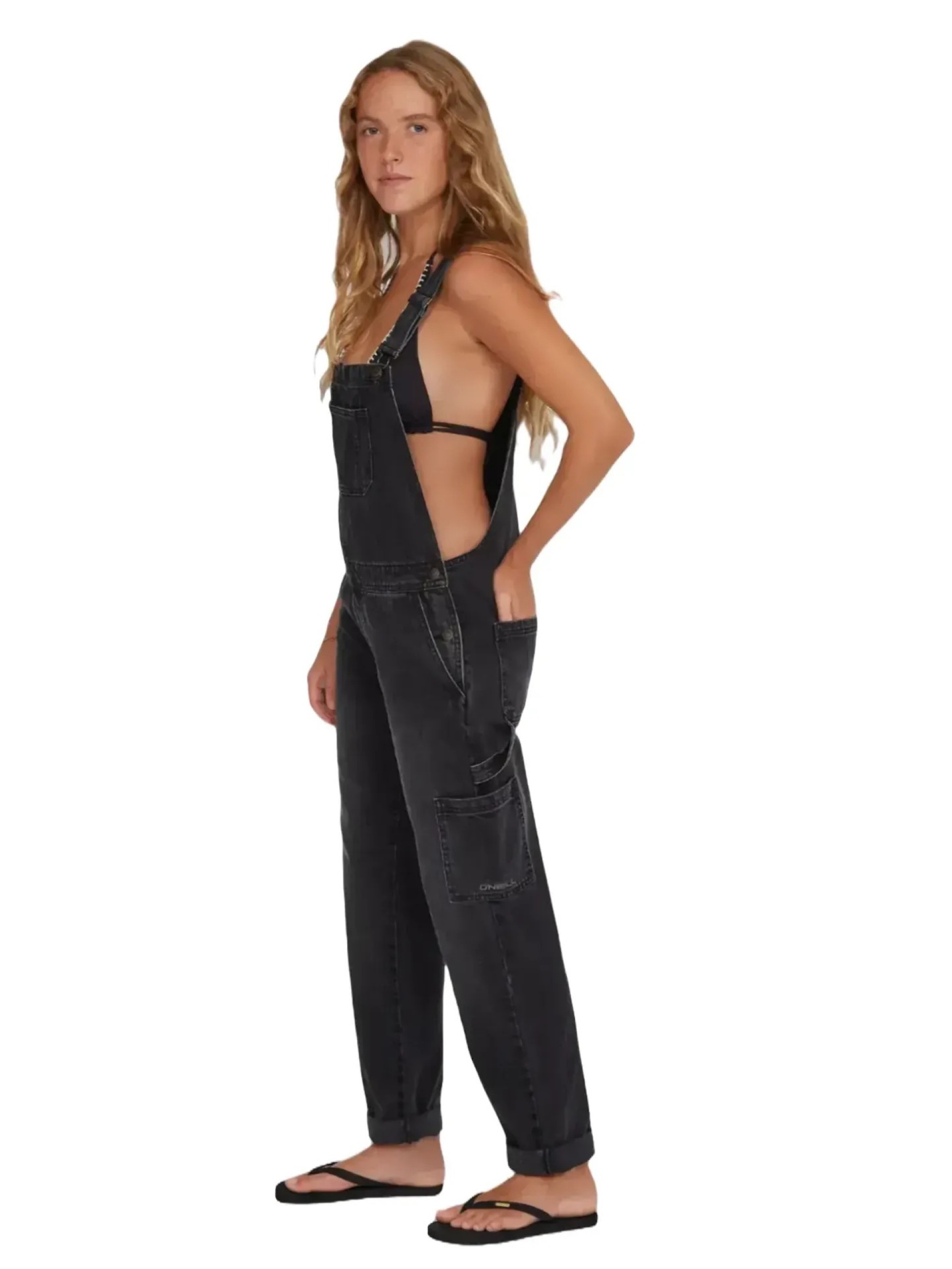 O'Neill Essentials Twill Dungaree Jumpsuit