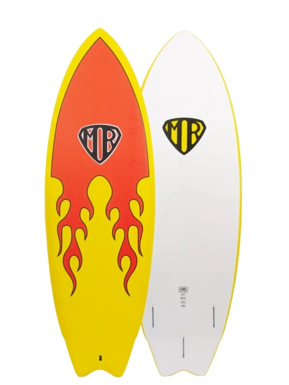 Softboard Ocean & Earth MR Flame Epoxy Super Twin 5'9" Softboard Ocean & Earth MR Flame Epoxy Super Twin 5'9"