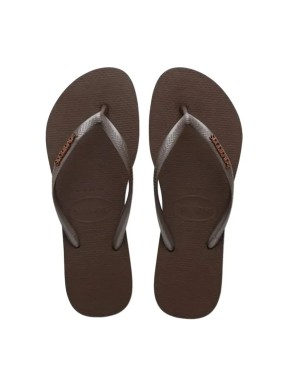 Chinelos Havaianas Slim Logo Metallic