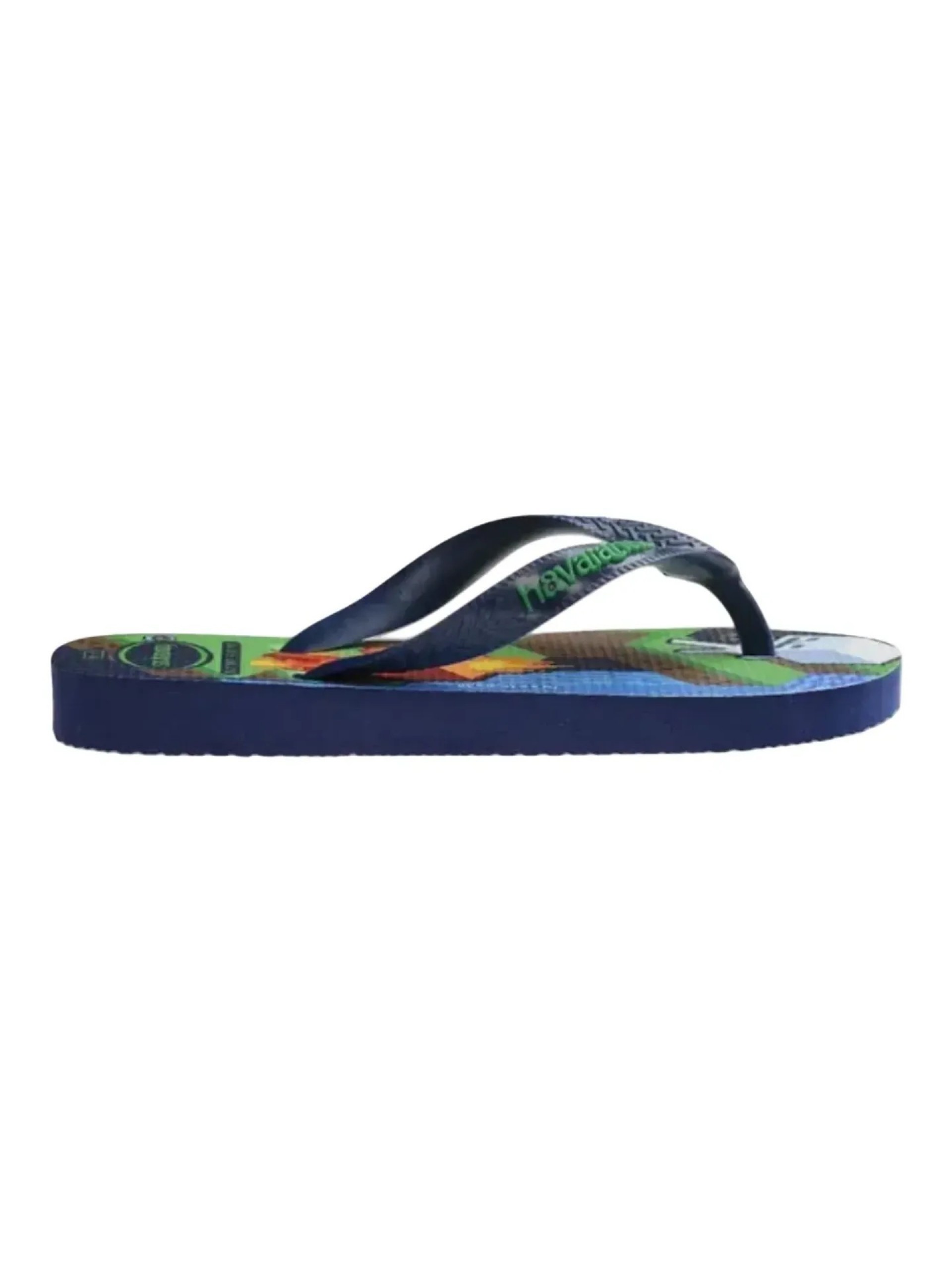 Havaianas Kids Minecraft Leaf Flip Flops