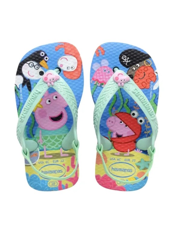 Chinelos Havaianas Baby Peppa Pig
