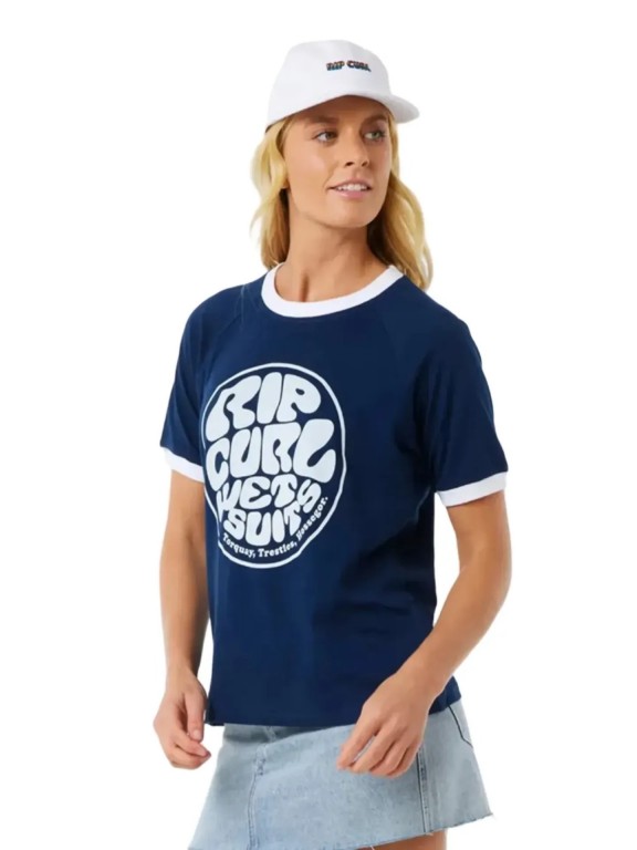 T-Shirt Rip Curl Stephanie Gilmore Wettie Ringer T-Shirt Rip Curl Stephanie Gilmore Wettie Ringer