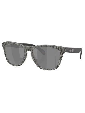 Oakley Frogskins Night Mission Matte Grey Ink Fingerprint w/ Prizm Black Sunglasses