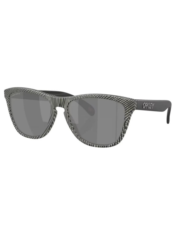 Oakley Frogskins Night Mission Matte Grey Ink Fingerprint w/ Prizm Black Sunglasses