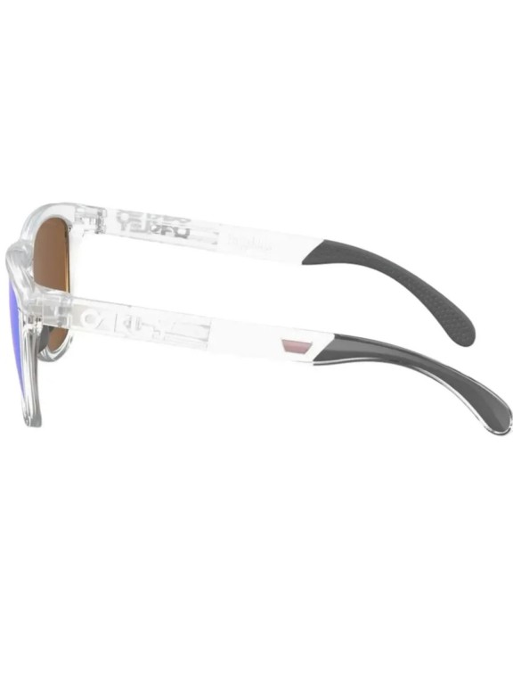 Oakley Frogskins Range Polished Clear w/ Prizm Violet Sunglasses Oakley Frogskins Range Polished Clear w/ Prizm Violet Sunglasses