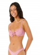 Biquni Top Rip Curl Isles Plaid D-DD Balconette