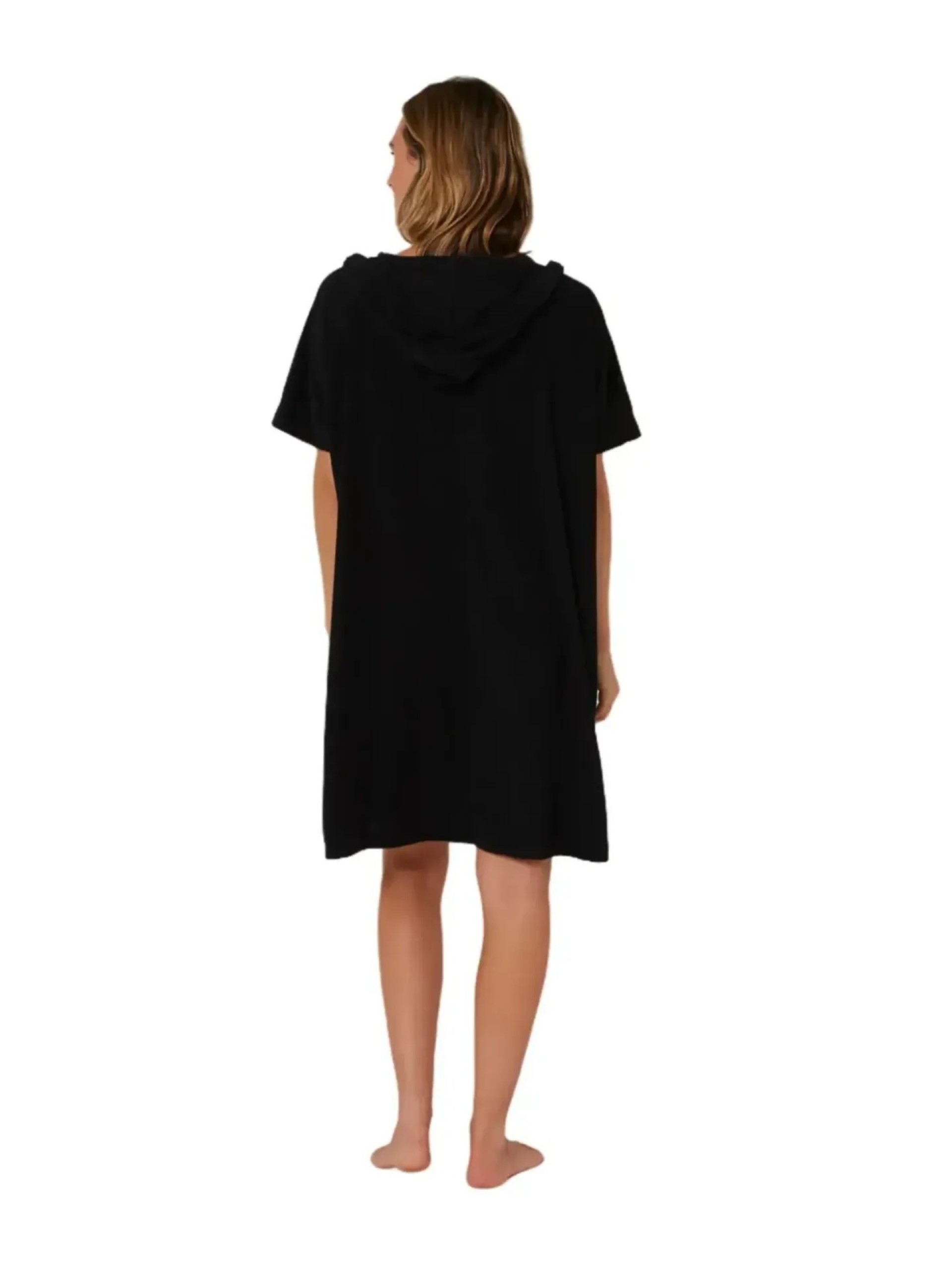 O&E Ladies V Neck Hooded Poncho