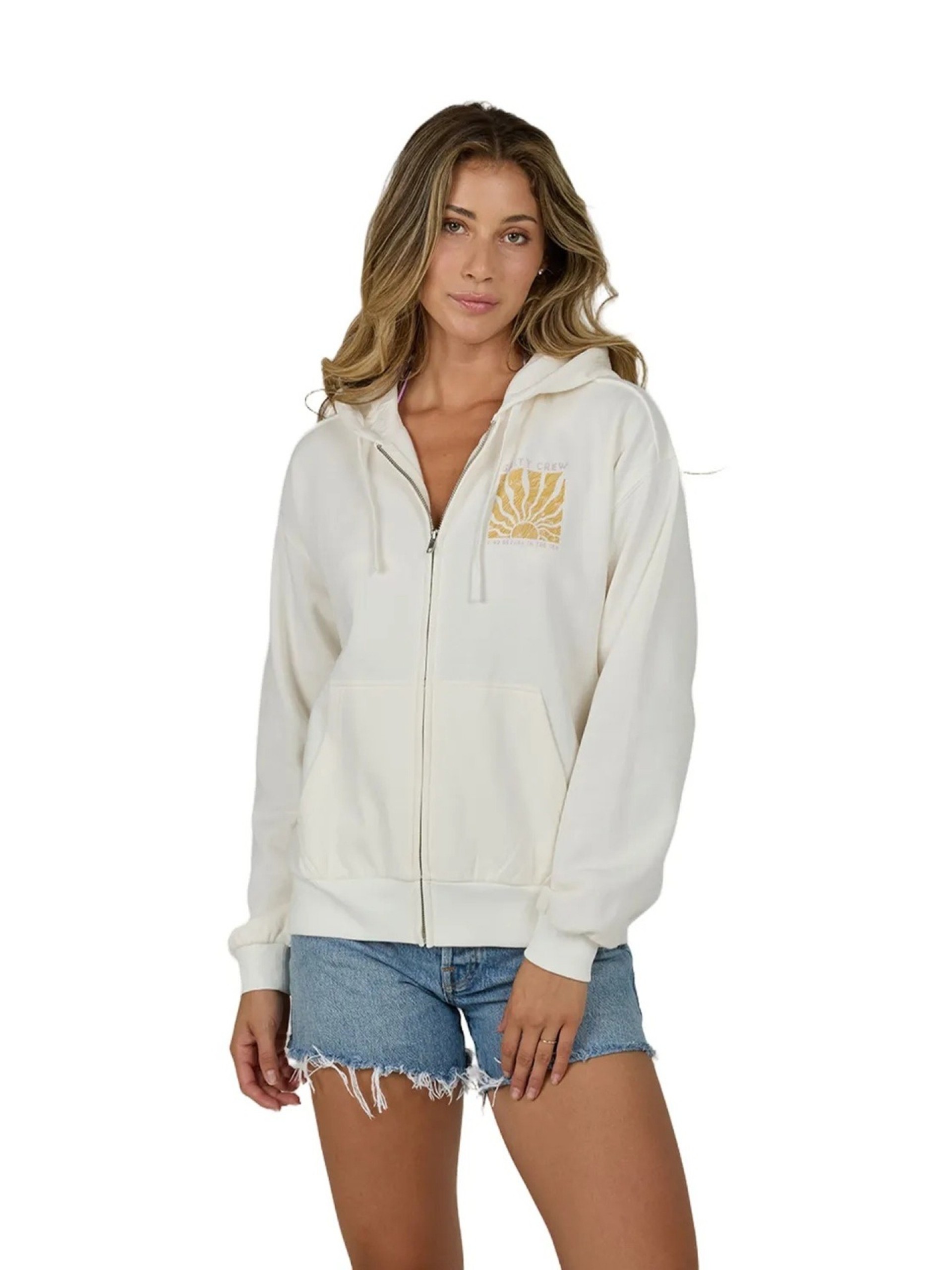 Salty Crew Perfect Set Zip Hooded Sweatshirt