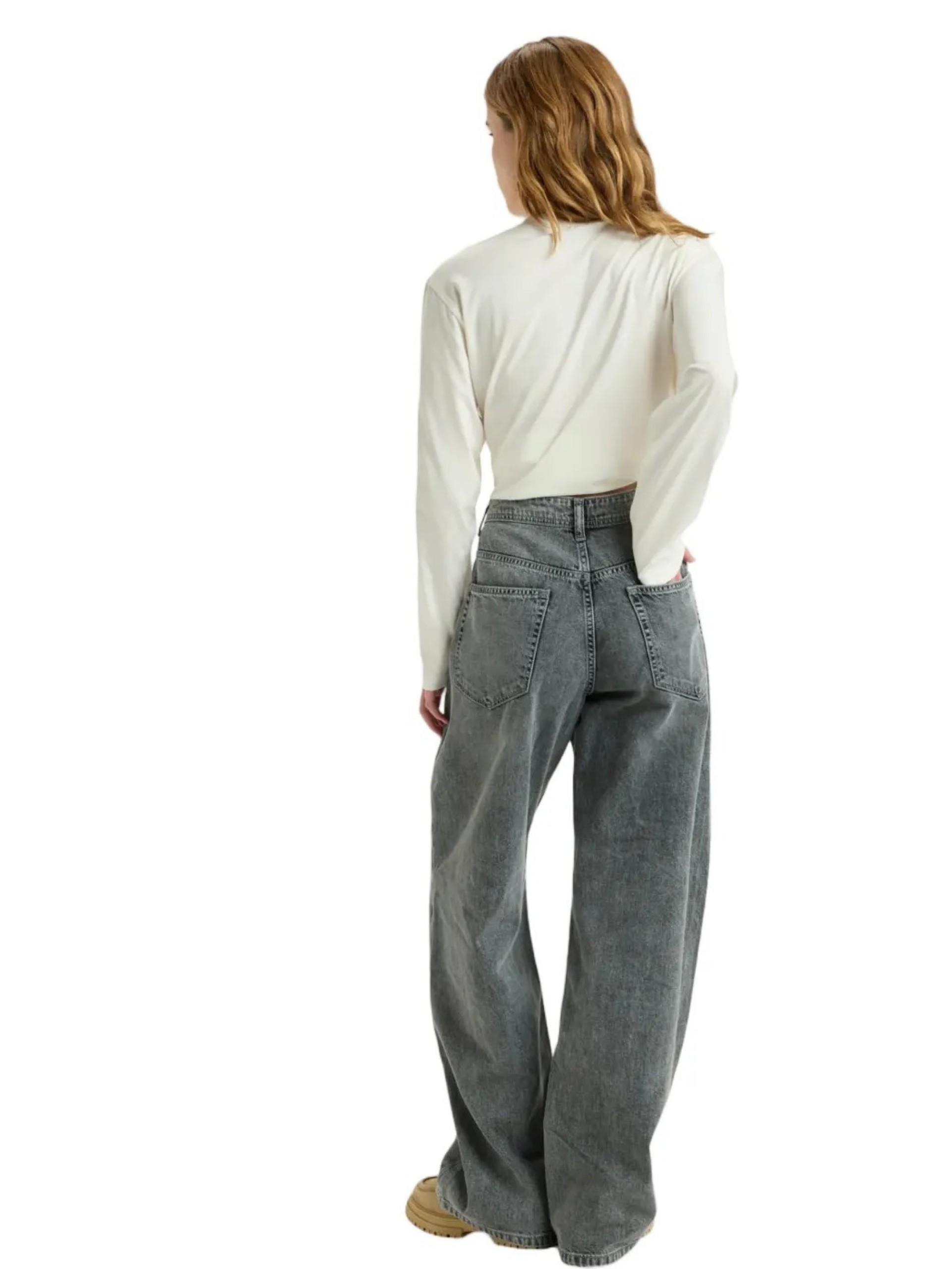 Roxy Milla Wide Leg Regular Mid Denim Pants