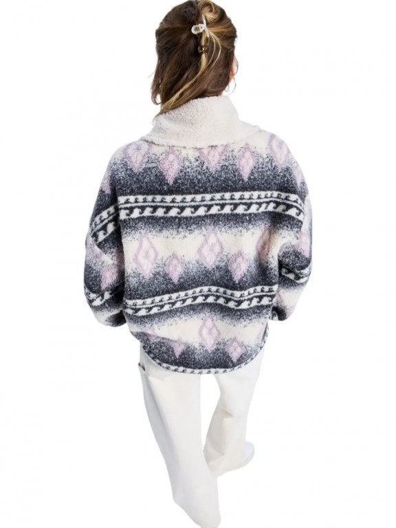 Casaco Roxy Feels Like Winter Sherpa Casaco Roxy Feels Like Winter Sherpa