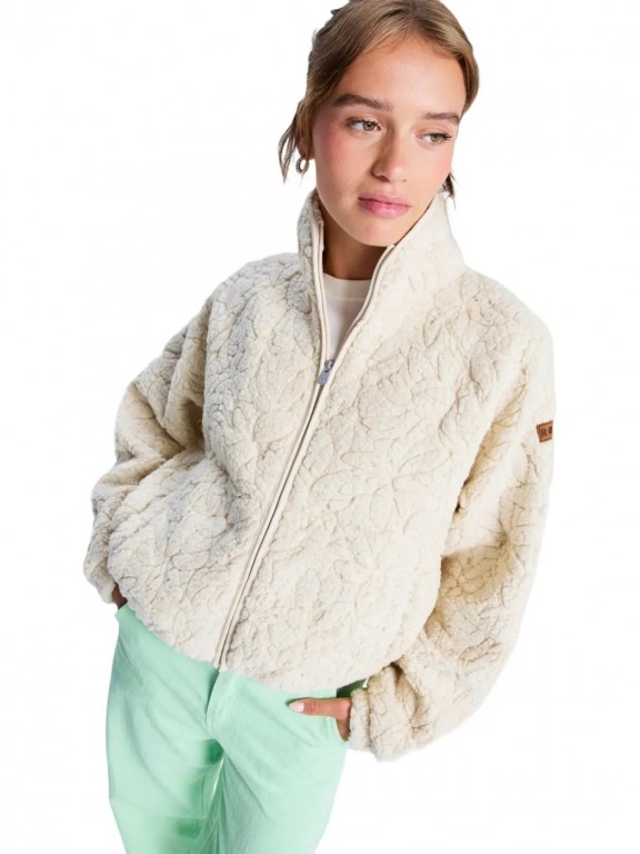 Roxy Blurry Cloud Fleece Jacket Roxy Blurry Cloud Fleece Jacket
