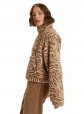 Casaco Roxy Blurry Cloud Print Fleece Casaco Roxy Blurry Cloud Print Fleece