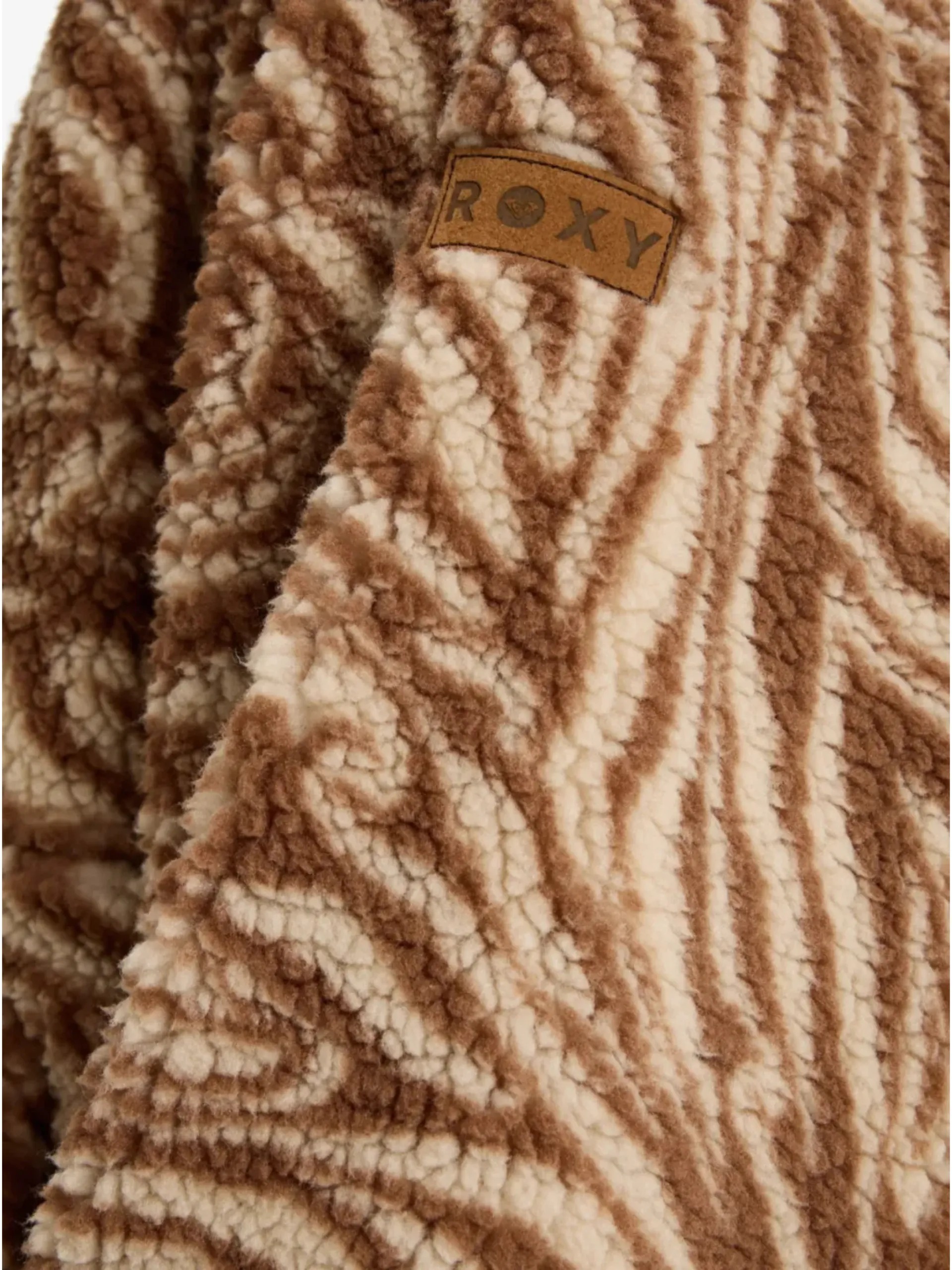 Casaco Roxy Blurry Cloud Print Fleece