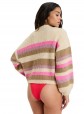 Roxy Marble Tiles Stripe Knit Jacket