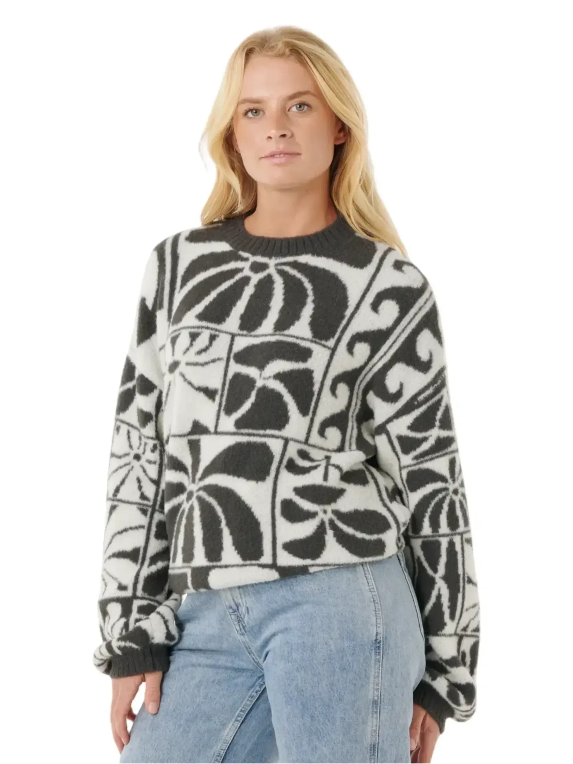 Rip Curl Artist Of The Search Ty Williams Jacquard Knit Sweater
