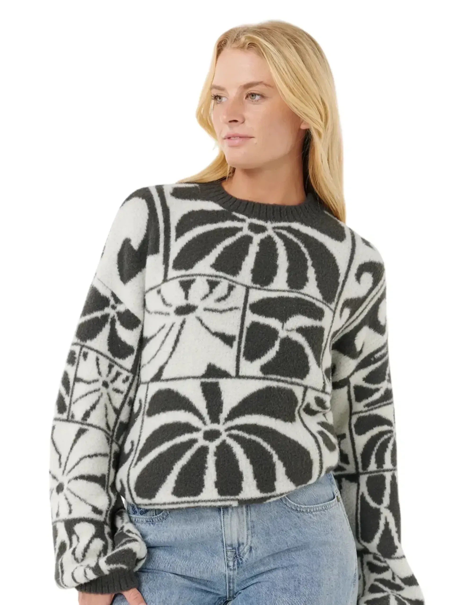 Rip Curl Artist Of The Search Ty Williams Jacquard Knit Sweater