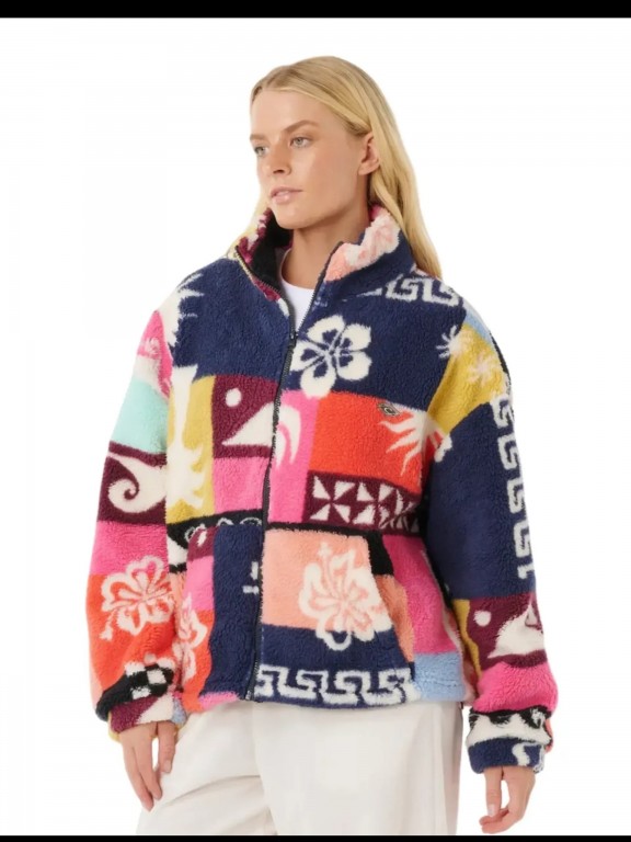 Casaco com Zip Rip Curl Keepsakes Polar Fleece Casaco com Zip Rip Curl Keepsakes Polar Fleece