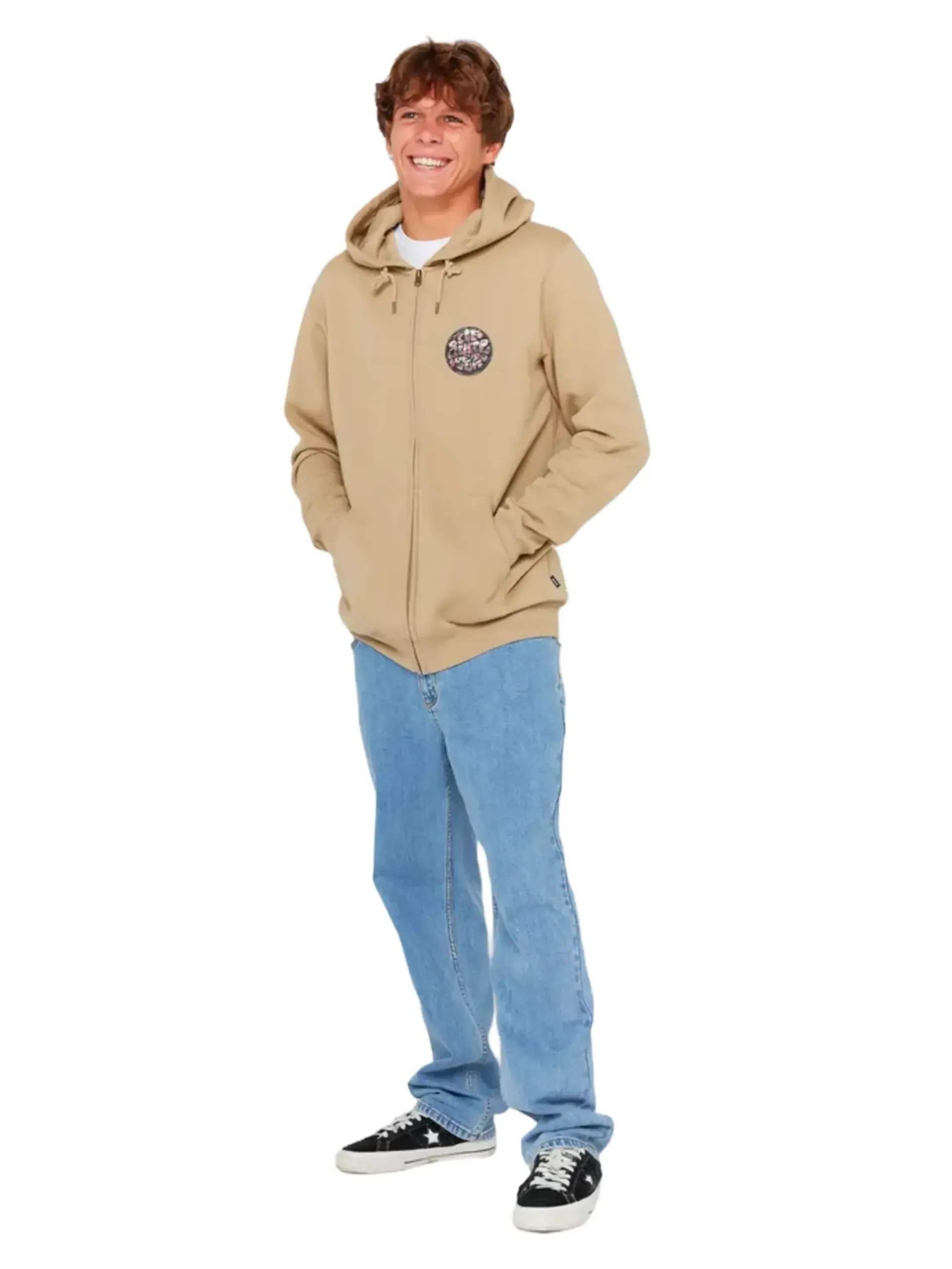 Rip Curl Wettie Passage Icon Zip Hooded Sweatshirt