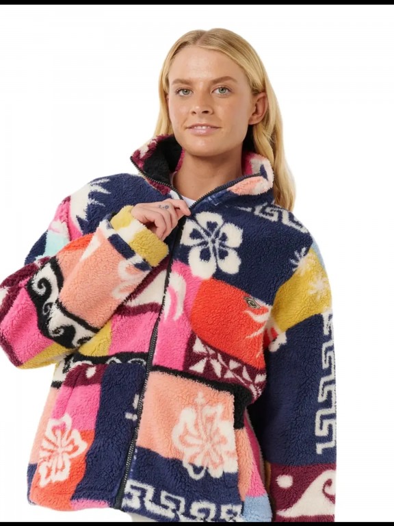 Casaco com Zip Rip Curl Keepsakes Polar Fleece Casaco com Zip Rip Curl Keepsakes Polar Fleece