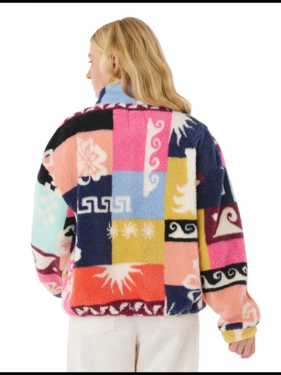 Casaco com Zip Rip Curl Keepsakes Polar Fleece Casaco com Zip Rip Curl Keepsakes Polar Fleece