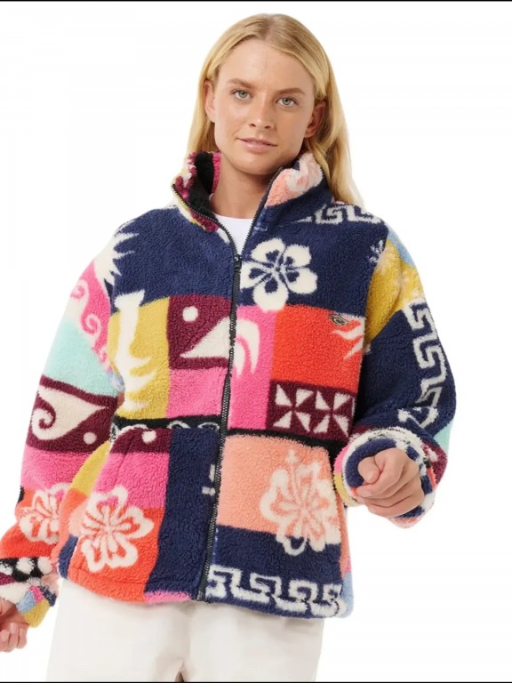 Casaco com Zip Rip Curl Keepsakes Polar Fleece Casaco com Zip Rip Curl Keepsakes Polar Fleece